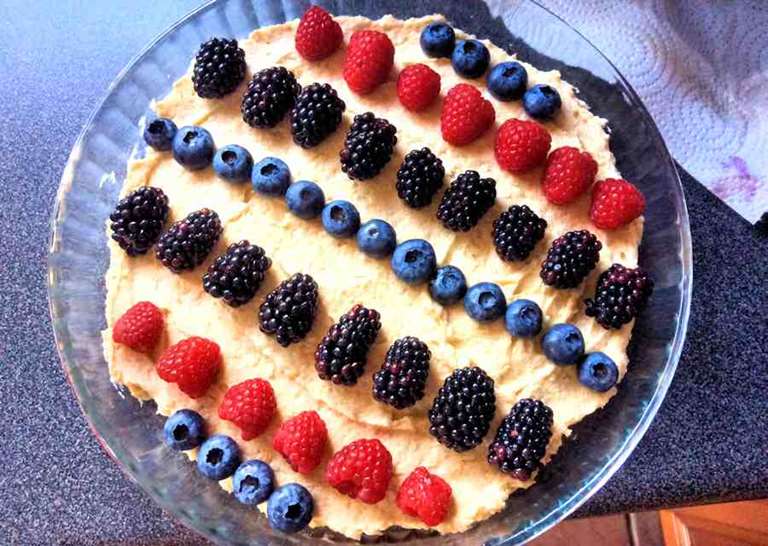 Buckwheat Berry Striped Cake Recipe Cuisine Fiend